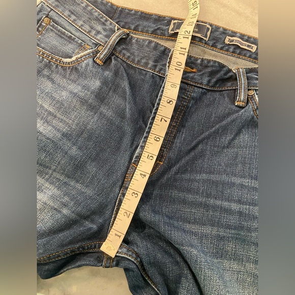 Fat Face Denim Size 18/20 Medium Wash Straight Leg Button Fly Cotton Denim Jeans - Picture 9 of 14